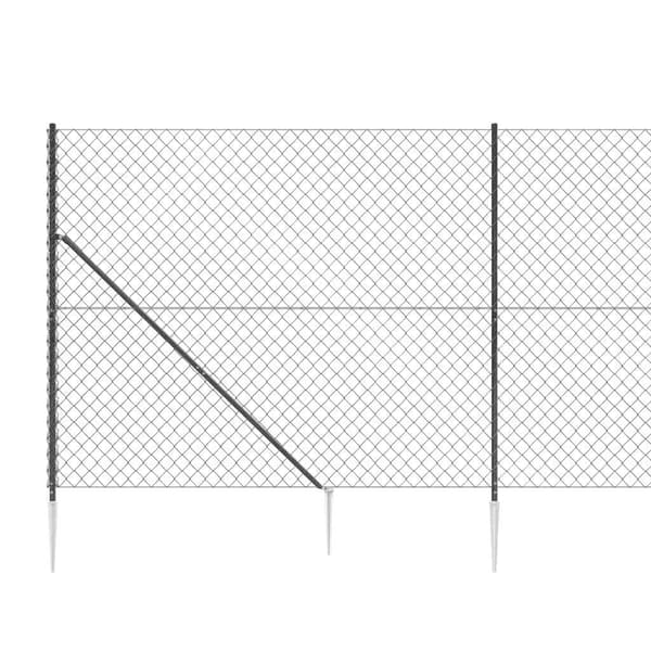 Gunnebostängsel med markspett antracit 1,4x25 m