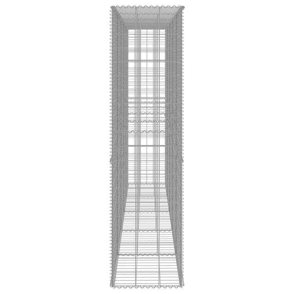 Gabionmur med lock galvaniserat stål 300x50x200 cm