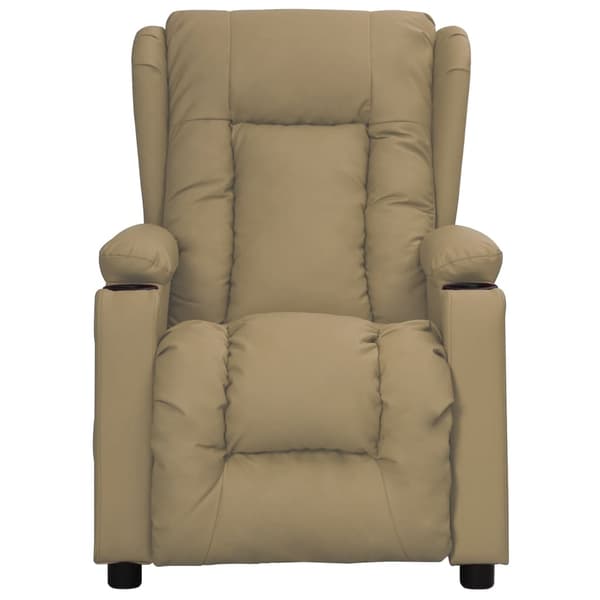 Reclinerfåtölj cappuccino konstläder