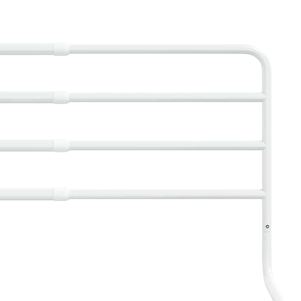 Sängskena för barn vit (76-137)x55 cm tyg