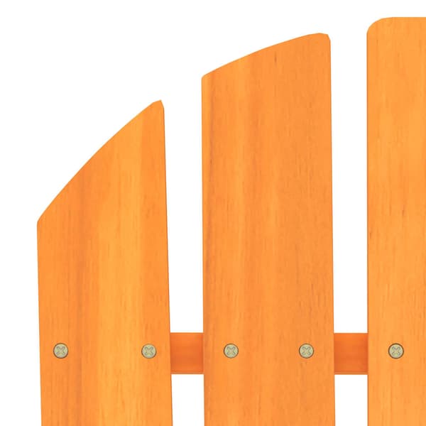 Adirondackstol massivt granträ orange