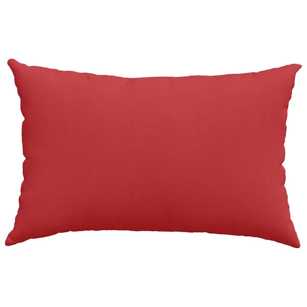 Sofakuddar 2 pcs Röd 60 x 40 cm tyg