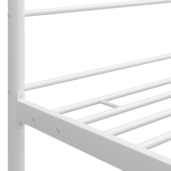 Himmelsäng vit metall 90x200 cm