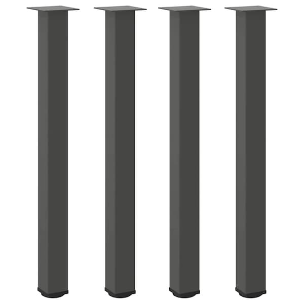 Barbordsben 4 st antracit 100-102 cm stål