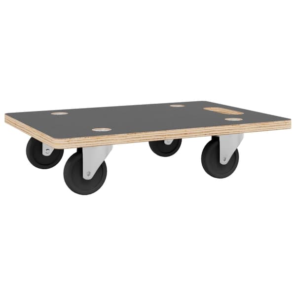 Transportplattor 2 st rektangulär 60x40x11,5 cm 250 kg