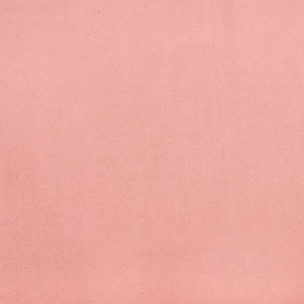 Sängram rosa 140x200 cm sammet