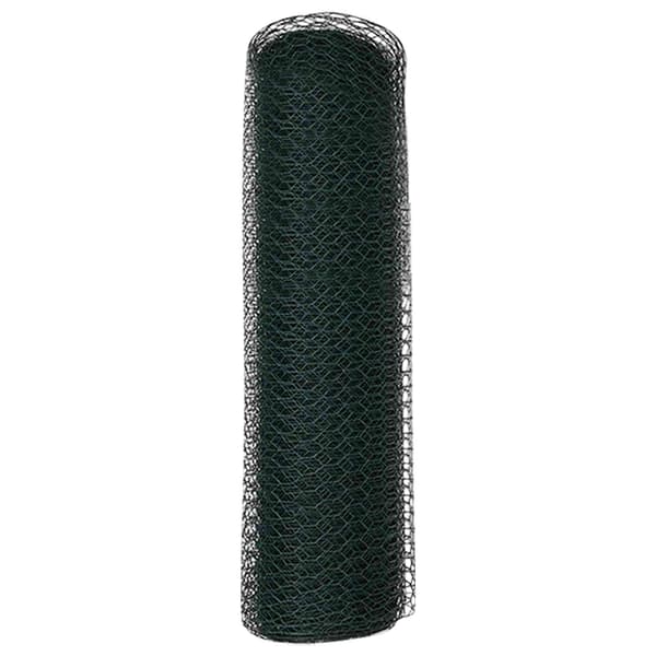 Hexagonstängsel Grön 0,6 x 10 m PVC