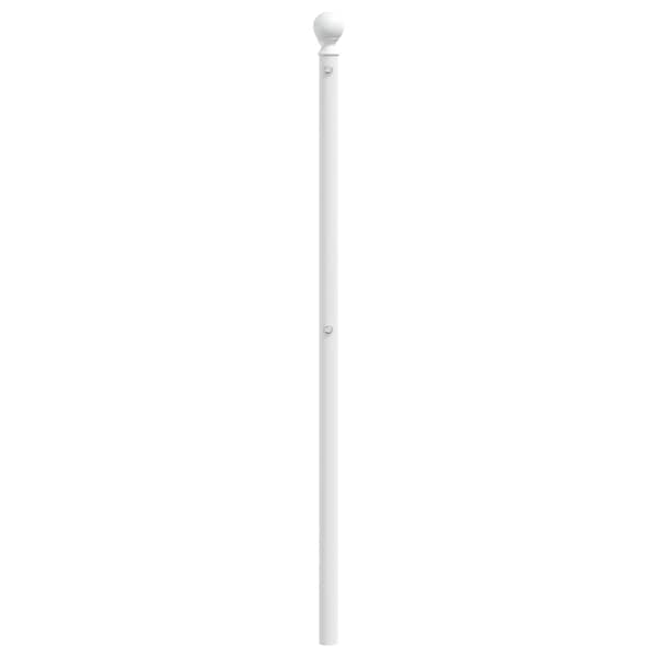 Ersättningsgavel metall vit 200 cm