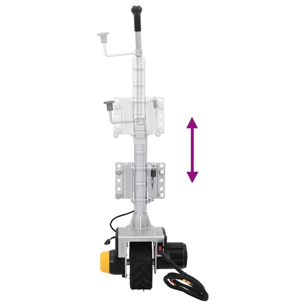 Domkraft 12 V 550 W aluminium