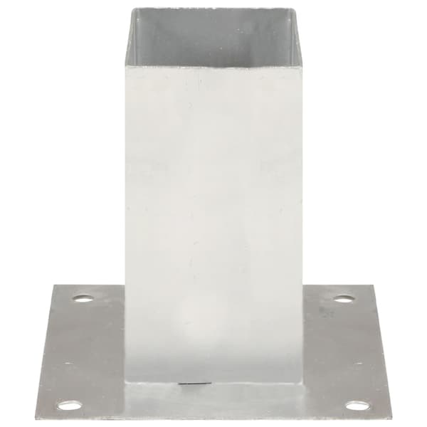 Stolpfot 4 st galvaniserad metall 71 mm