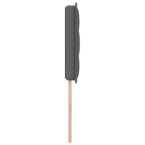 Huvudgavel Mörkgrå 80 cm tyg