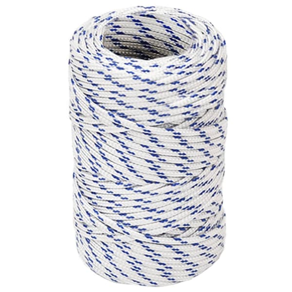 Båtlina vit 2 mm 50 m polypropylen