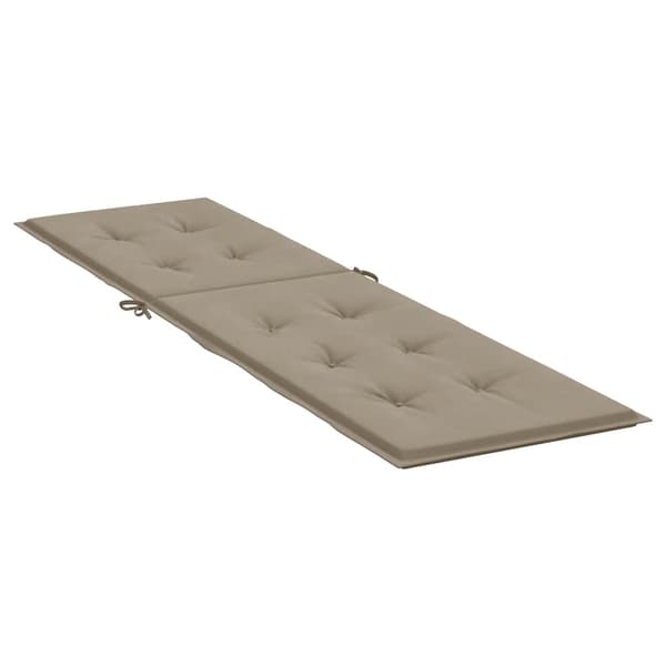 Solsängsdyna taupe (75+105)x50x4 cm