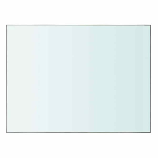 Hyllplan 2 st glas genomskinlig 40x30 cm