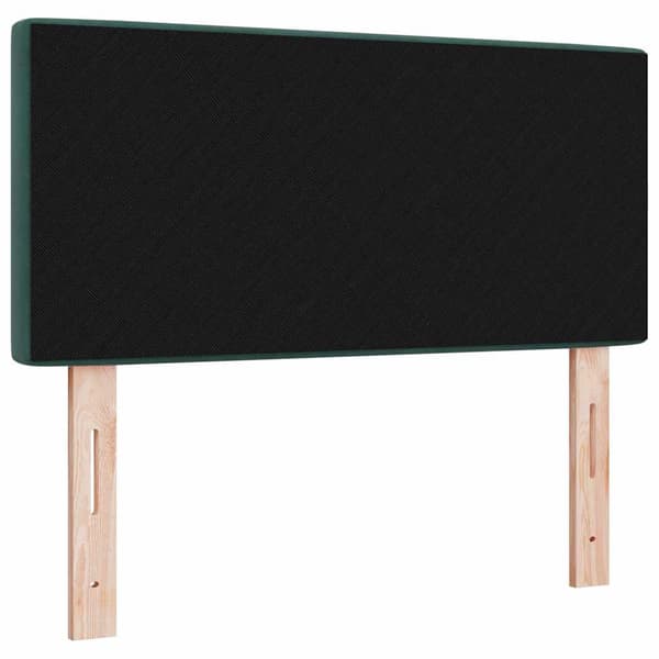 Huvudgavel Mörkgrön 90 cm Sammet