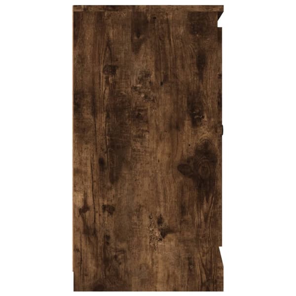 Skänk rökfärgad ek 70x35,5x67,5 cm konstruerat trä