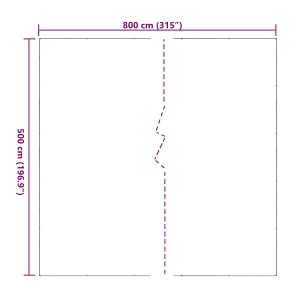 Växtskydd Transparent 5 x 8 m PVC