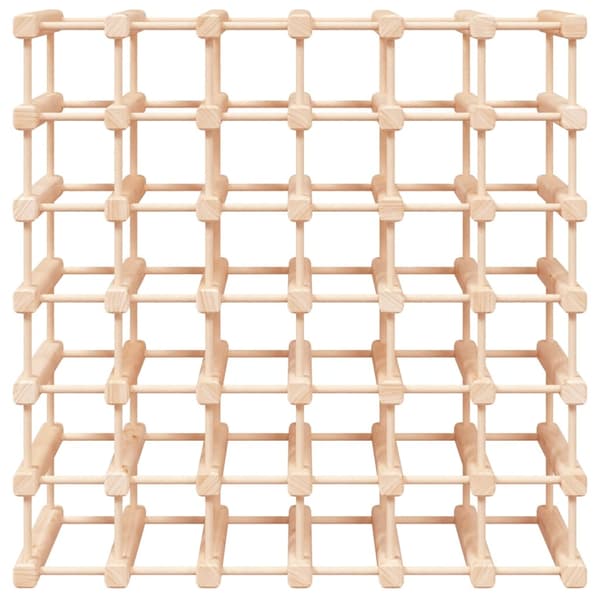 Vinställ för 42 flaskor 68,5x23x68,5 cm massiv furu