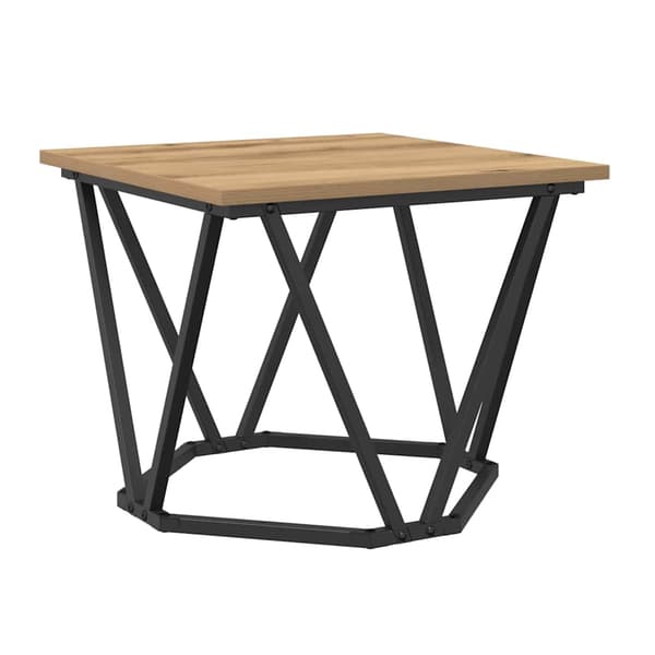Kaffeebord 3 pcs Artisan Ek 50 x 50 x 40 cm
