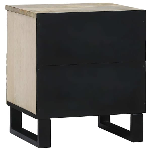 Nattduksbord Vit 40 x 33 x 46 cm Konstruerat trä