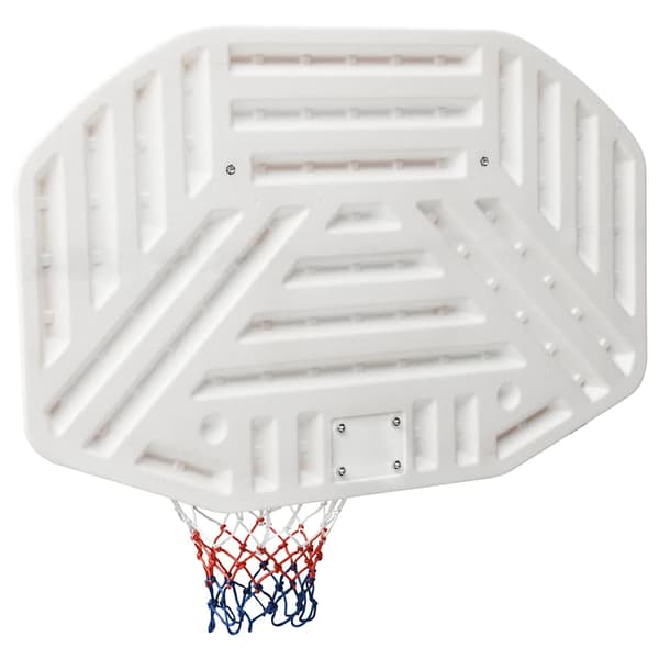 Basketplatta vit 109x71x3 cm polyeten