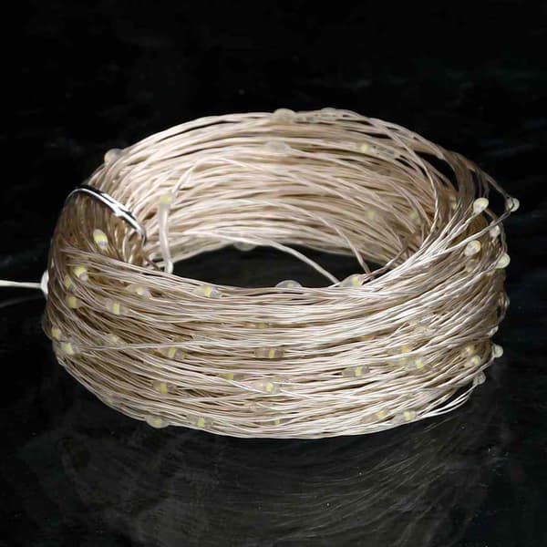 Ljusslinga med 150 LED kallvit 15 m