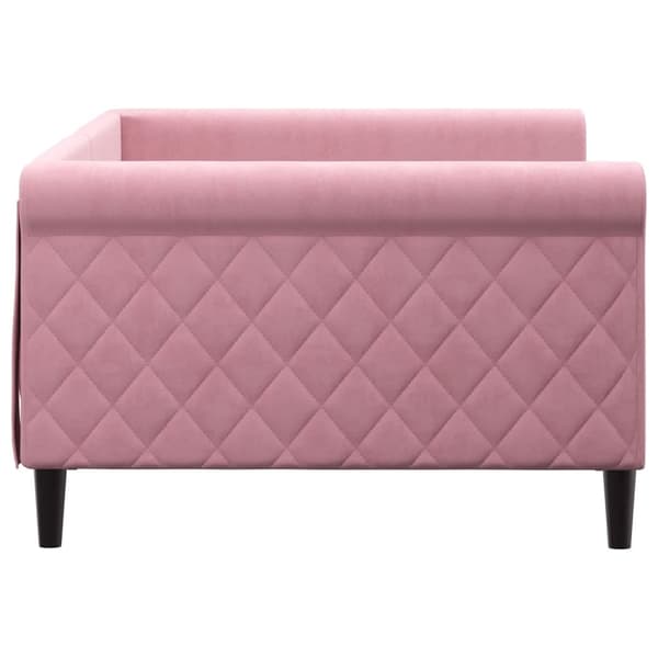 Dagbädd rosa 100x200 cm sammet