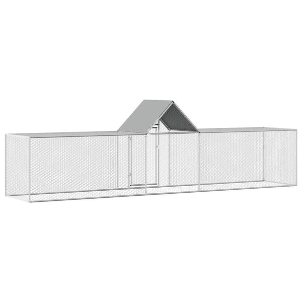 Hönsbur 5x1x1,5 m galvaniserat stål