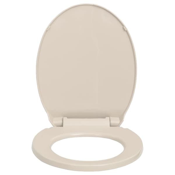 Toalettsits mjuk stängning aprikos oval