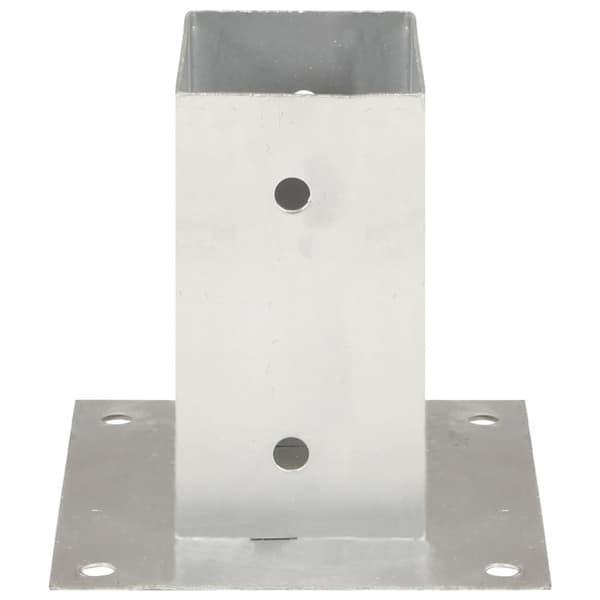 Stolpfot 4 st galvaniserad metall 71 mm