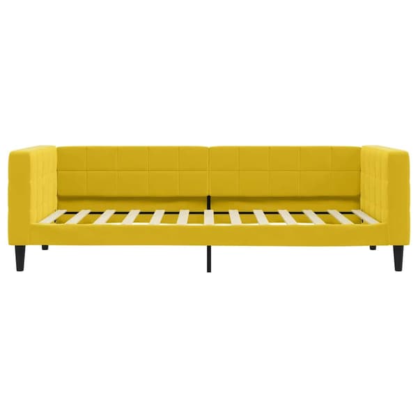 Dagbädd gul 90x200 cm sammet