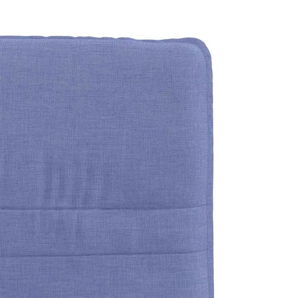 Matstolar 4 st Jeans blått tyg