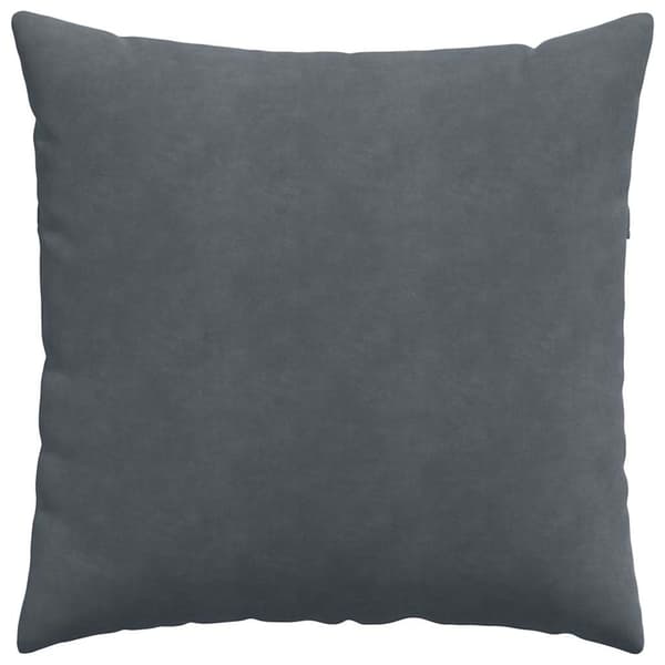 Sofakuddar 2 pcs Mörkgrå 60 x 60 cm Kordread tyg