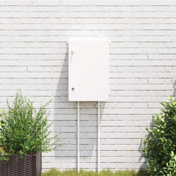 Kontrollskåp Grå 47 x 20 x 50 cm ABS Plast