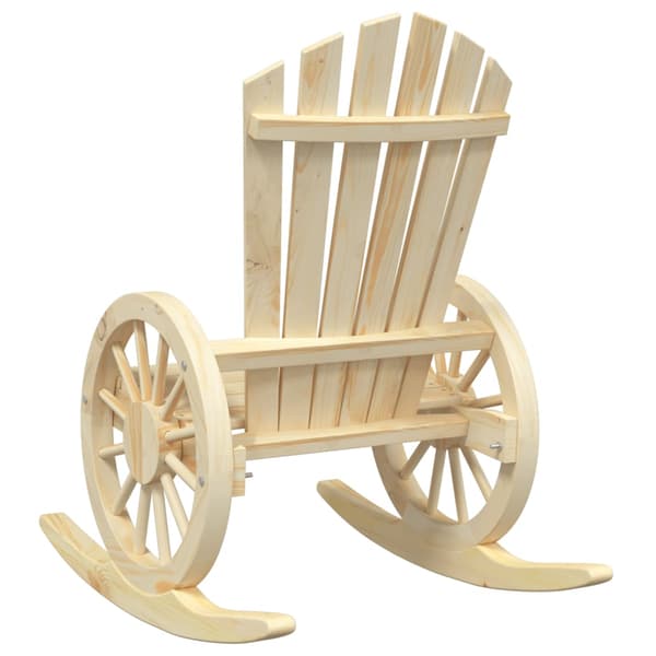 Gungstol adirondack massivt granträ