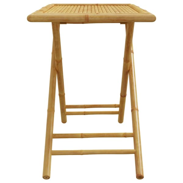 Hopfällbart trädgårdsbord 110x55x75 cm bambu