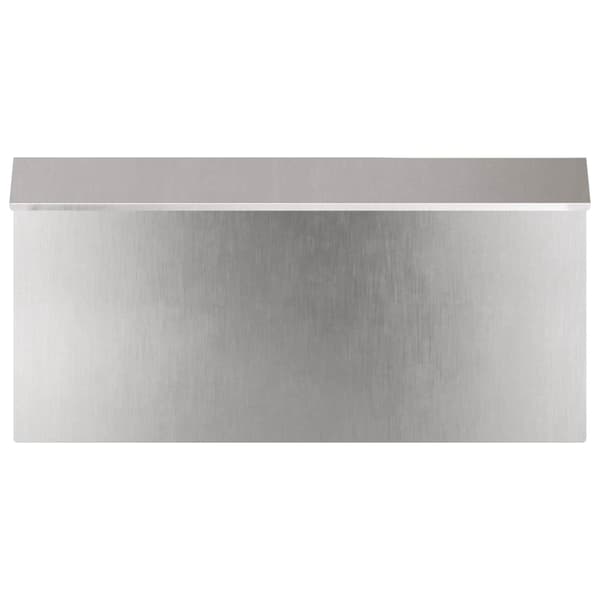 Snigelfence 4 pcs 50 x 3,5 x 25 cm Rostfritt stål Silver