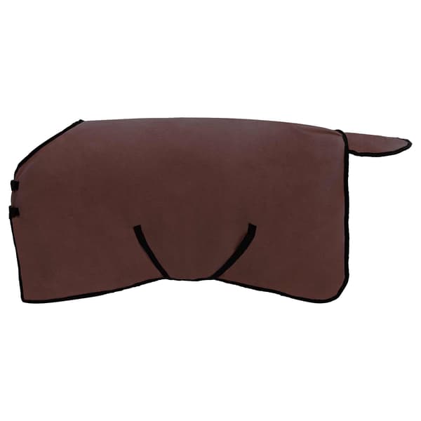 Hästdyna Full Mörk Brun 115 cm Polyester Fleece
