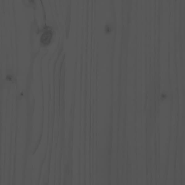 Skåp grå 65,5x40x75 cm massiv furu