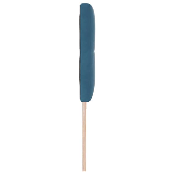 Huvudgavel Mörkblå 200 cm Sammet