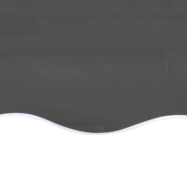 Ersättningstyg för markis antracit 4,5x3,5 m Polyester