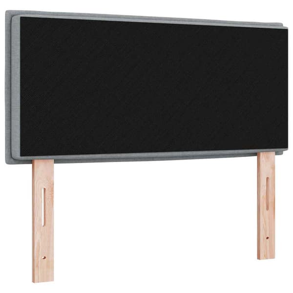 Huvudgavel Ljusgrå 90 cm tyg