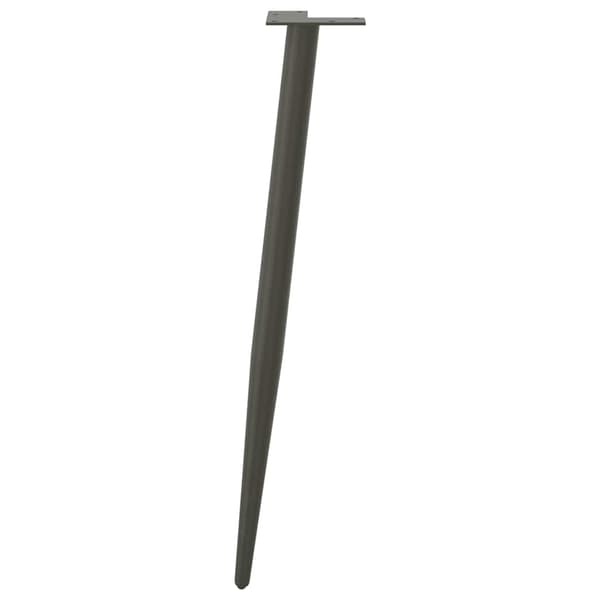 Konsolbordsben konisk form 4 st antracit 72-73 cm stål