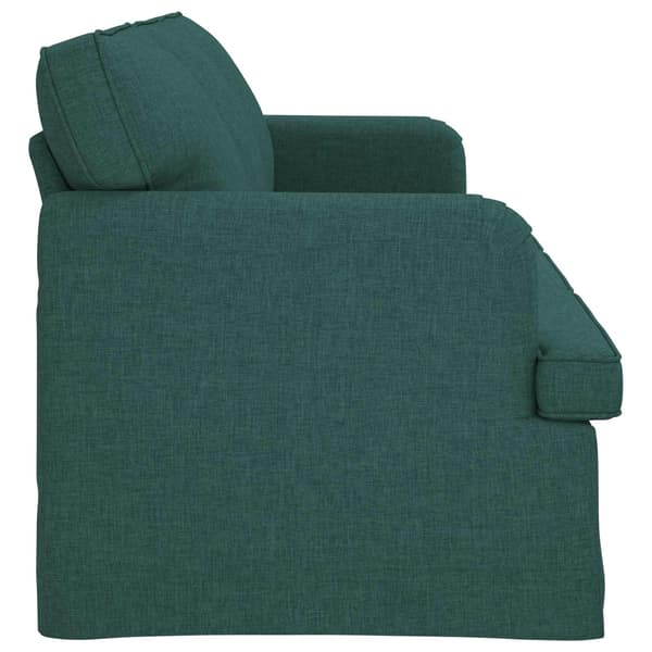 Soffa Mörkgrön 201 x 80 x 85 cm tyg