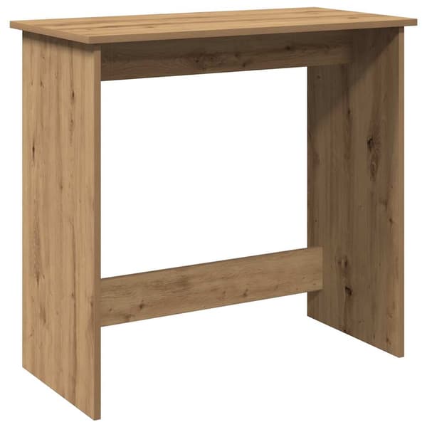 Skrivbord ek 80x40x75 cm konstruerat trä
