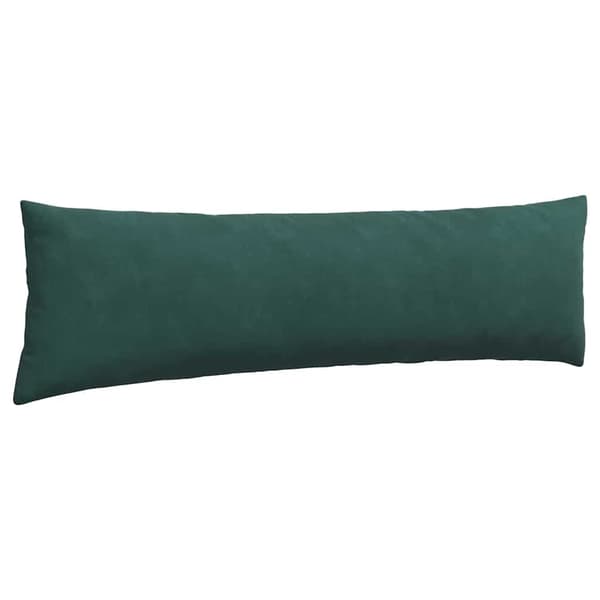 Sofakuddar 2 pcs Mörkgrön 145 x 40 cm Kordread tyg