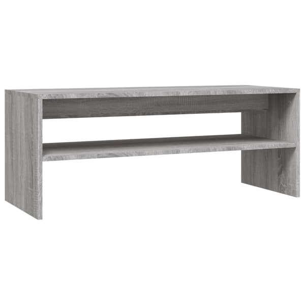 Soffbord grå sonoma 100x40x40 cm konstruerat trä