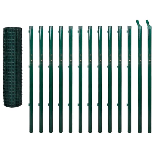 Eurofence stål 25x1,7 m grön