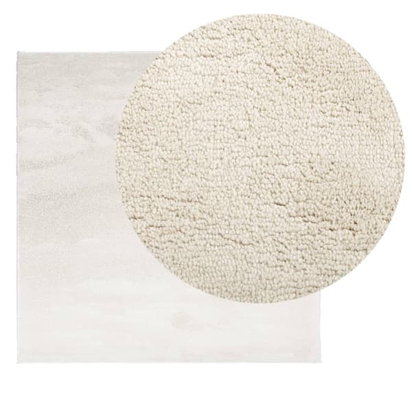 Matta OVIEDO kort lugg beige 120x120 cm