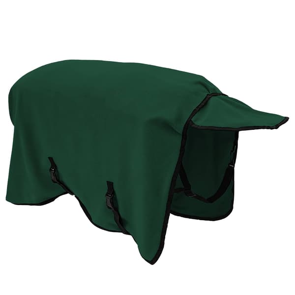 Hästdyna Fullt mörkgrön 85 cm Polyester Fleece